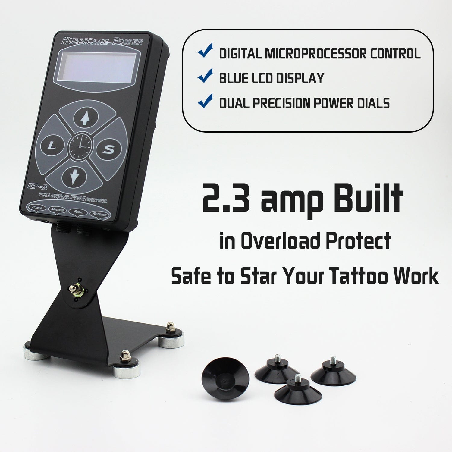 Denergy® Tattoo Power Supply 2.3A HP-2
