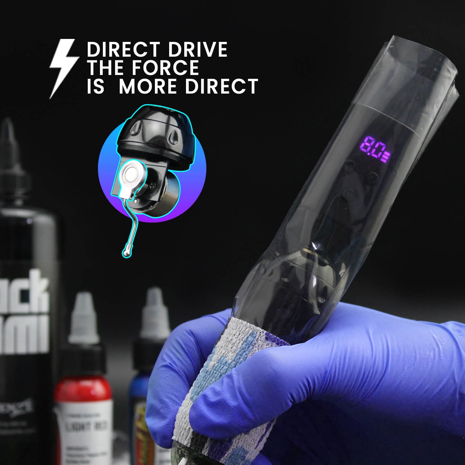 DISCOVER DEVICE® 4.5mm Stroke NM3 Professional Tattoo Kit