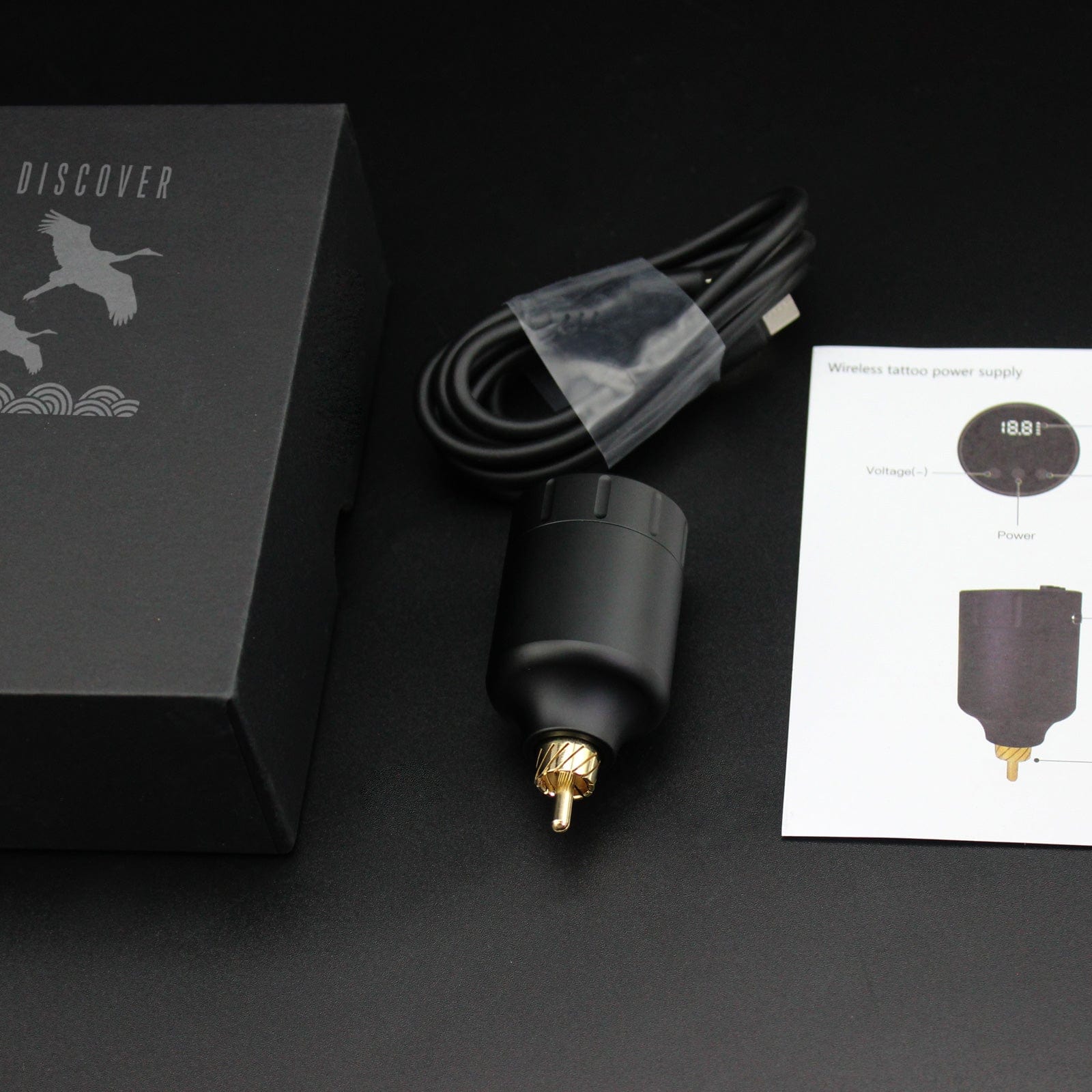 DISCOVER DEVICE® 1350mAh Tattoo Pen Battery RCA Wirseless