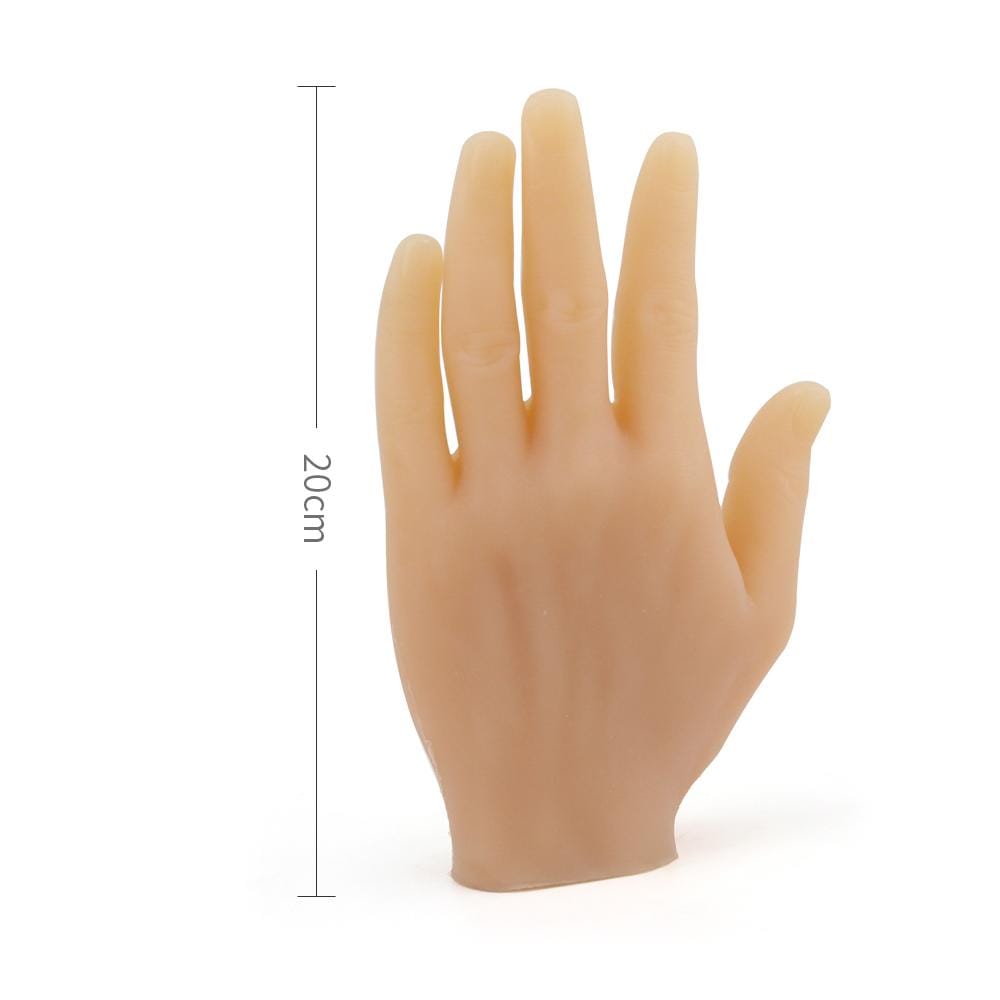 DISCOVER DEVICE® Realistic Lifesize Silicone Hand Male Model Fake Tattoo Skin