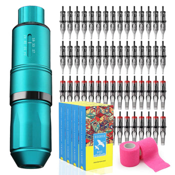 DISCOVER DEVICE® DF Adjustable Stroke Tattoo Machine Kit Mix Cartridges