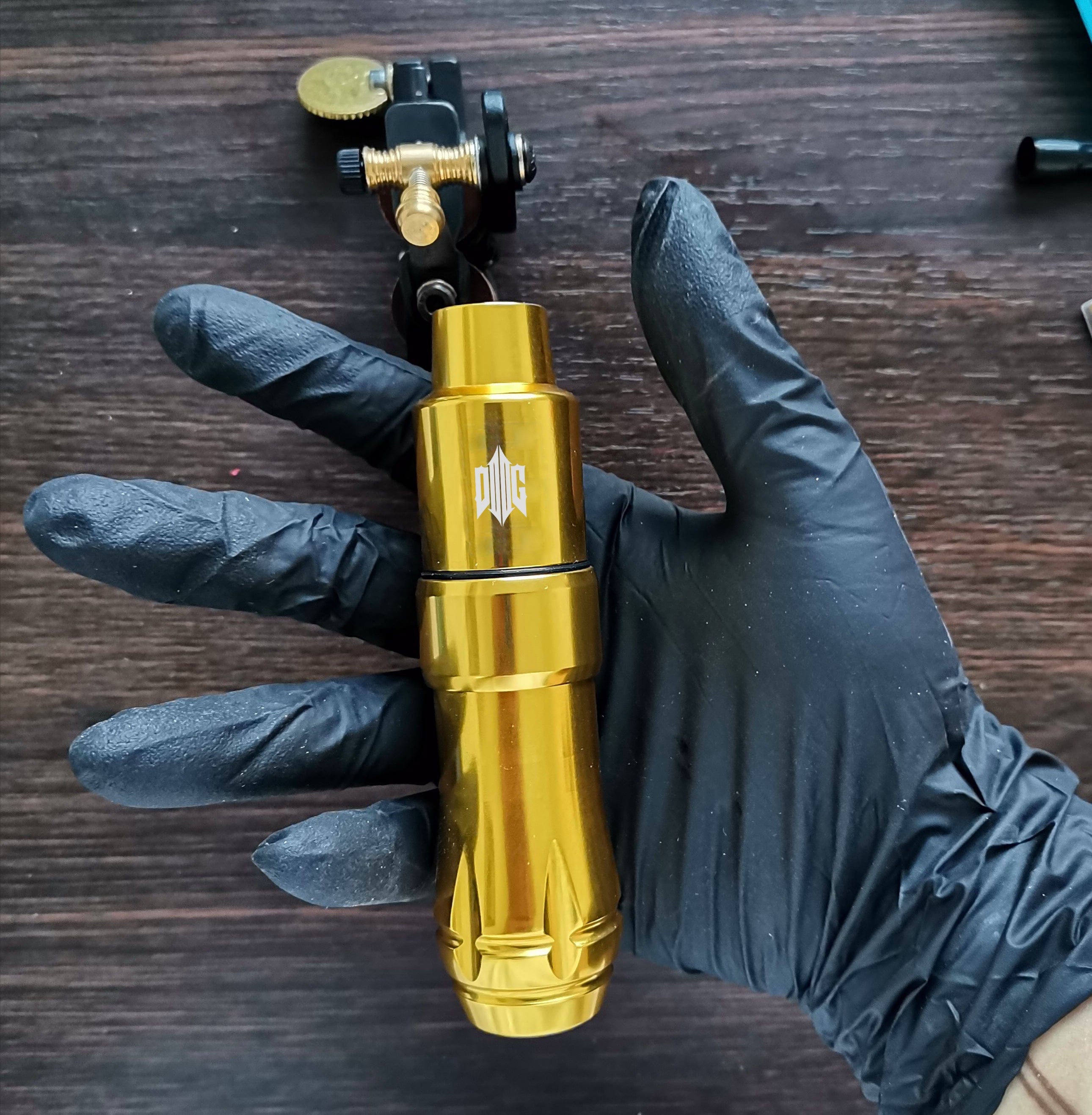 Denergy Tattoo Machine Kit - All-in-One Set with Soft/Hard Adjustment Functions