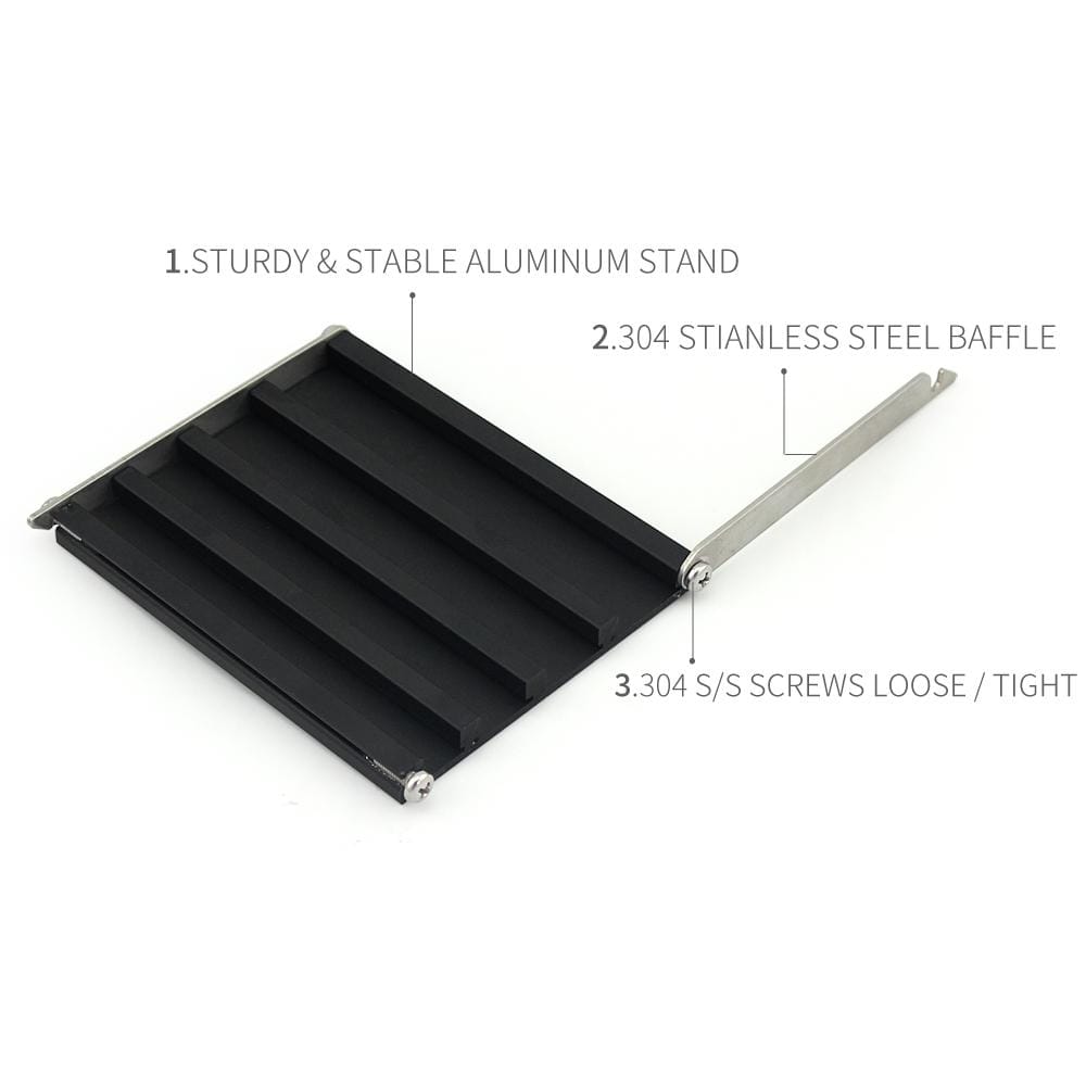 Premium Stable & Sturdy Aluminum Tray for #11 - #13 - #17 - #20 Tattoo Ink Cap x 3PCS
