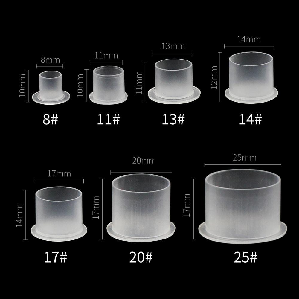 DISCOVER DEVICE® Stable Tattoo Ink Cup Vary Sizes for Pro Tattoo