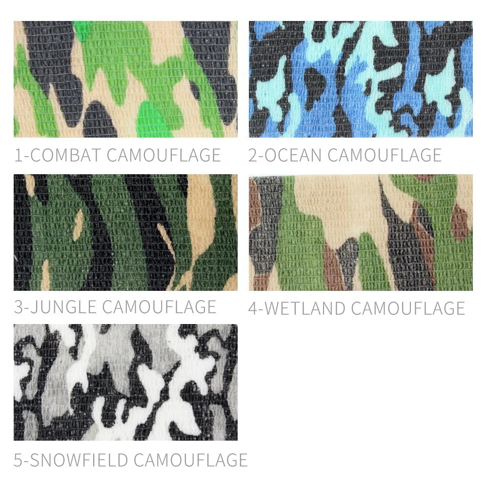 DISCOVER DEVICE®  Camouflage CO Tattoo Grip Cover Wrap-24Roll