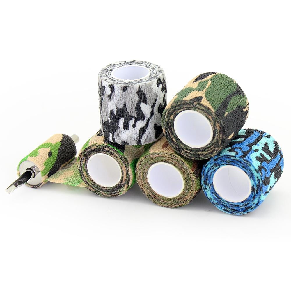 DISCOVER DEVICE®  Camouflage CO Tattoo Grip Cover Wrap-24Roll