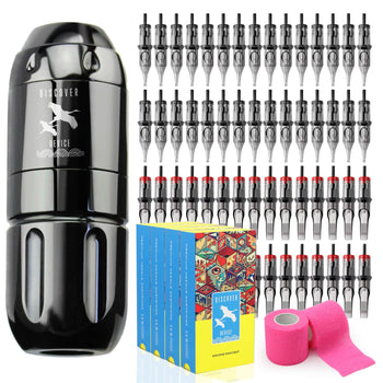 Solid Black DISCOVER DEVICE® NM3 Machine Kit Mix Pro Cartridges Free Shipping
