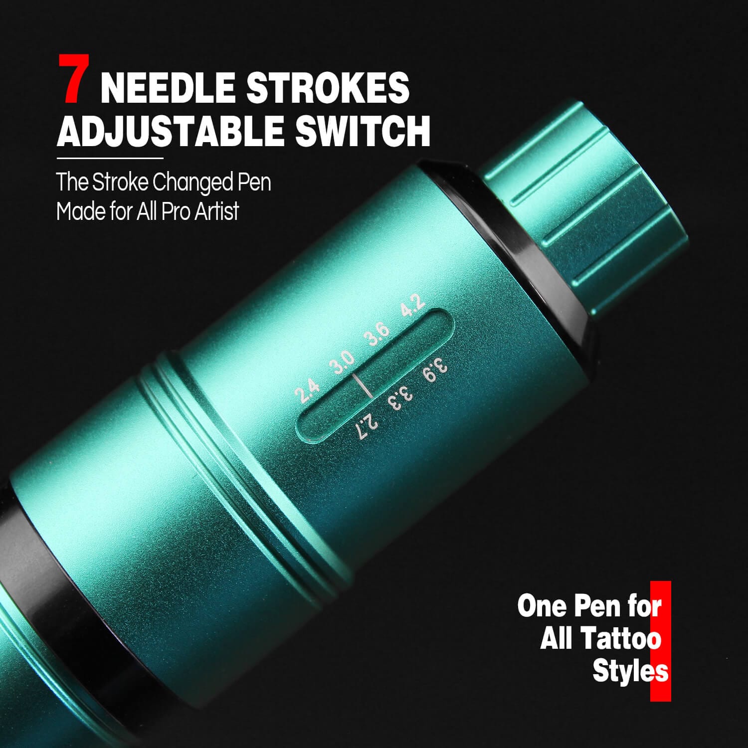 DISCOVER DEVICE® DF Adjustable Stroke Tattoo Machine Kit Mix Cartridges