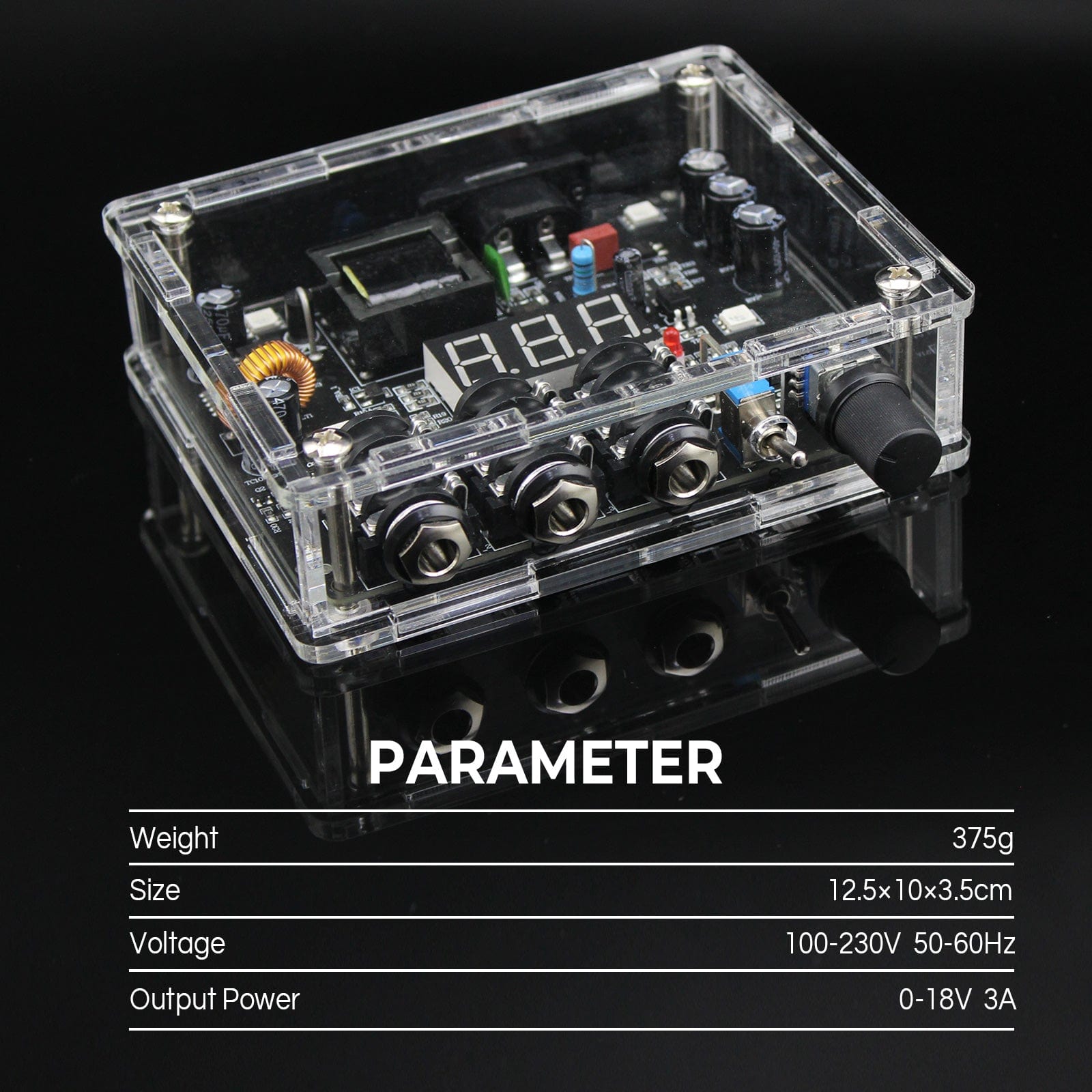 DISCOVER DEVICE® Transparent Tattoo Power Supply 1180