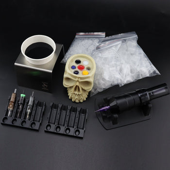 Complete Tattoo Supply Tray Stand Holder Set