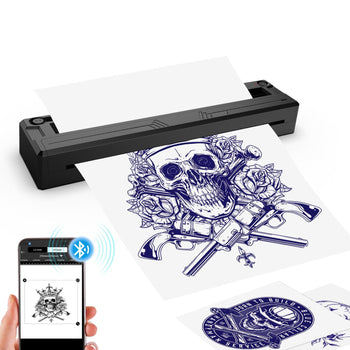 Tattoo Stencil Printer Wireless Bluetooth Thermal Printer M8