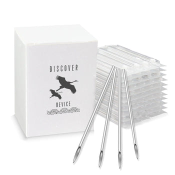 DISCOVER DEVICE Body Piercing Needle 100pcs Assorted