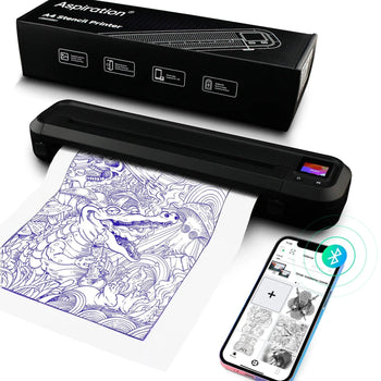 Tattoo Stencil Printer - Aspiration Wireless Printer with Smart App