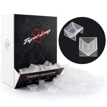 V-Shaped Tapered Tattoo Ink Caps, Medium 200pcs