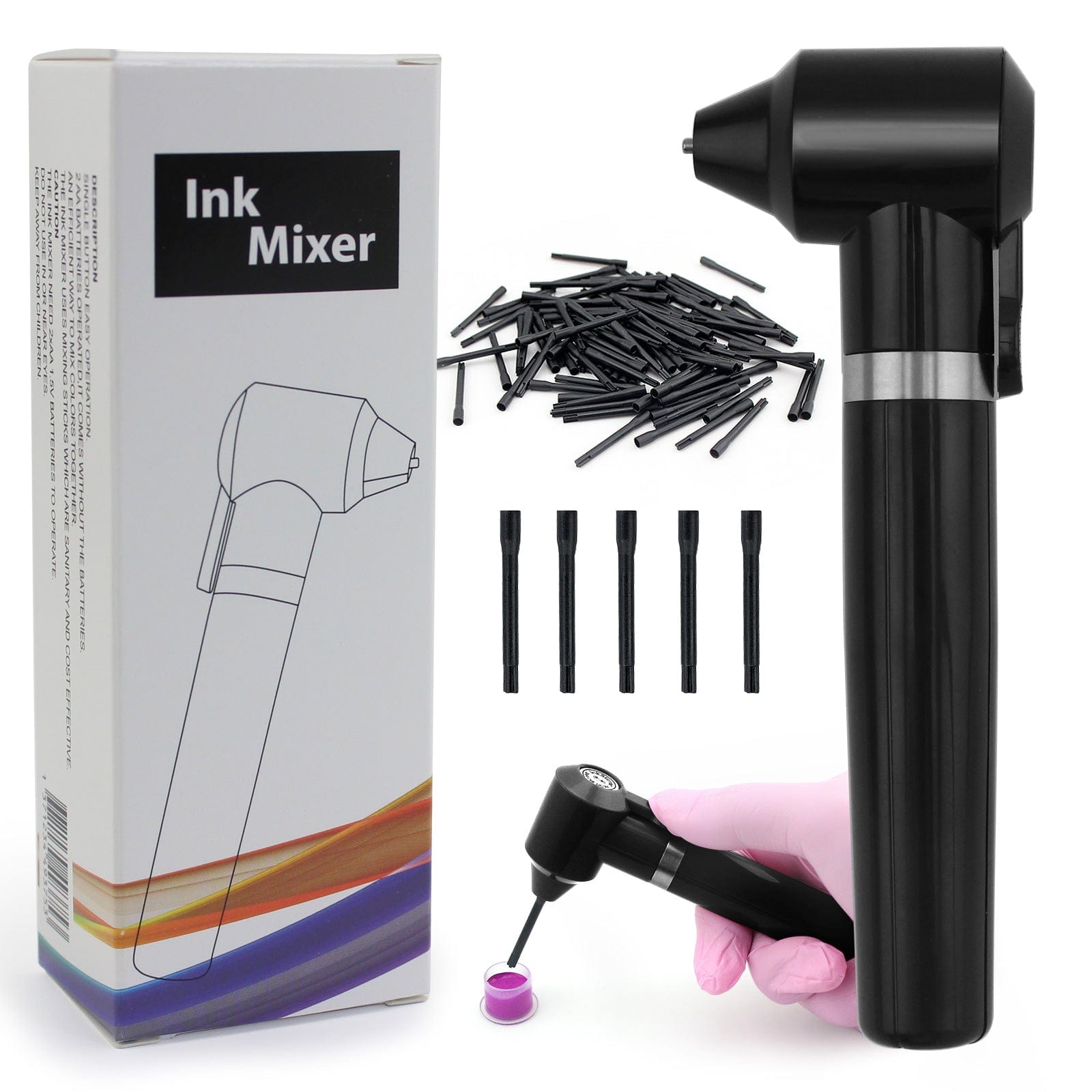 Tattoo Ink Mixer - Handheld Battery-Powered Ink Mixer
