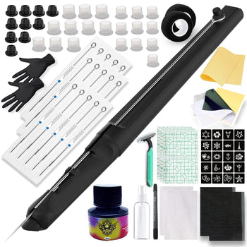 Denergy® Hand Poke a Stick Tattoo Kit with Ink