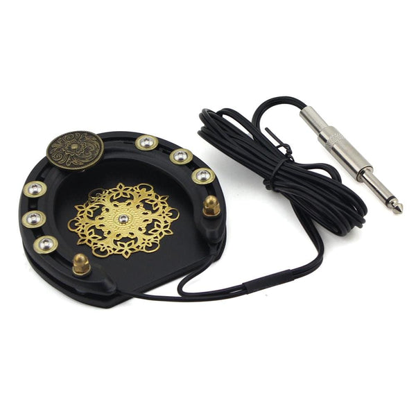pedale tattoo DISCOVER DEVICE® Iron Horseshoe Tattoo Power Supply Foot Pedal