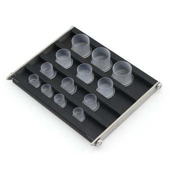 Premium Stable & Sturdy Aluminum Tray for #11 - #13 - #17 - #20 Tattoo Ink Cap x 3PCS