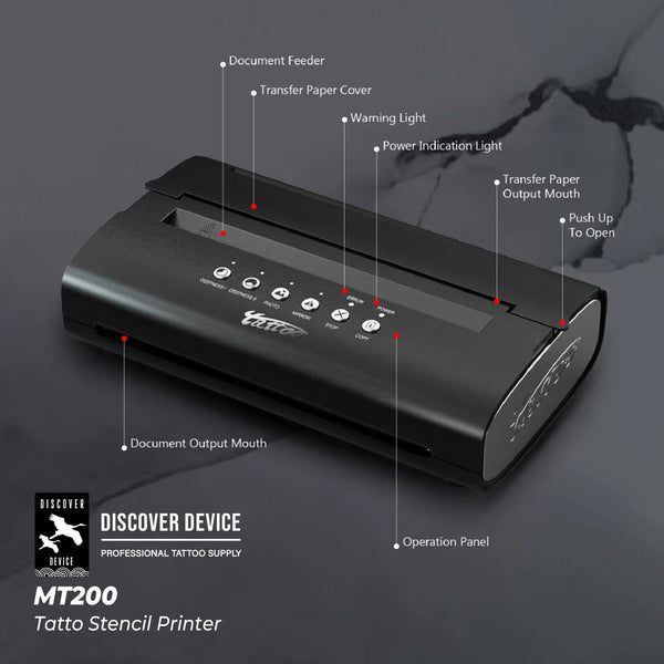 DISCOVER DEVICE® Tattoo Transfer Stencil Machine MT-200